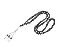 TOGEVAL Vintage Worship Rosary Beaded Bracelet Black Chain for Prayer and Meditation Retro Style Buddhist Jewelry Suitable for Daily Wear and Special Occasions