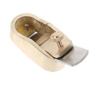 TOGEVAL Violin Thumb Planer Tool for Fingerboard 12mm Brass Blade, Portable and Lightweight Hand Plane Tool for Woodwork Projects and Instrument Crafting