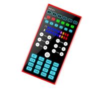 TOGEVAL Voice Changing Device External Sound Card with Intelligent Noise Reduction Low Power Consumption Audio Mixer for Live Streaming and Broadcasting Compatible with Mobile