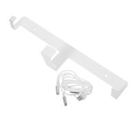 TOGEVAL VR Headset Wall Mount Holder Stand for Space-saving Display Bracket with Dual Usb-c Charging Port Stable Safety Design for Headset and Controller Storage