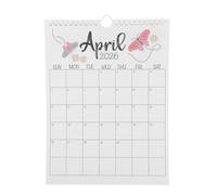 TOGEVAL Wall Calendar Annual Planner with Blank Daily Schedule Blocks Hanging Monthly Organizer for Office Family Business Full Year Overview for Easy Budgeting and Scheduling