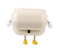 TOGEVAL Wall Mounted Kitchen Garbage Can with Lid Household Trash Bin for Cabinet Door Space Saving Hanging Compost Bin for Bathroom and Narrow Spaces