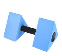 TOGEVAL Water Dumbbell Weights Eva Material Lake Blue Triangle Shape for Water Aerobics Exercise Equipment Toddler Swimming Training