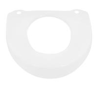 TOGEVAL Waterproof Reusable Toilet Seat Cover Pad White PVC Cushion for Bathroom Toilet Mat Personal Use Washable Plastic Seat Cushion