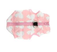 TOGEVAL Waterproof Reversible Design Pet Coat Dog Warm Vest Pink Winter Cotton with Expanded Wrapping Protection for Dogs in Winter and Doing Sports