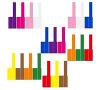 TOGEVAL Waterproof Tear-Resistant Self-Adhesive Cable Labels for Communication Rooms and Network Cables, 20 Sheets of Colourful, Printable Design Stickers for Homes and Offices