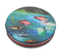 TOGEVAL Wave Drum Ocean Drum for Boys and Girls Round Musical Instrument Shaking Wave for Boy Girl