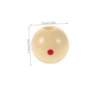 TOGEVAL Wear-resistant Billiards Training Cue Ball with Precision Through Dots for Posture Correction Lightweight Portable Pool Practice Ball for Accurate Shot Improvement