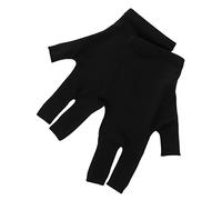 TOGEVAL Wear Resistant Fingerless Billiard Gloves for Pool and Cue Sports Breathable Three Finger Design Comfortable for Men and Women Durable Table Game Accessory