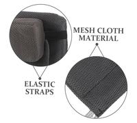 TOGEVAL Wheelchair Headrest Neck Support Breathable Mesh Comfort Headrest Attachment for High Back Wheelchair Adjustable Neck Pillow for Disabled Users