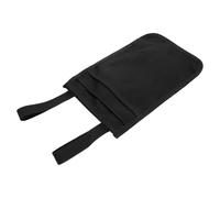 TOGEVAL Wheelchair Side Storage Bag with Cane Hanging Pouch, Outdoor Mobility Aid Organizer for Seniors, Side Pocket Wheelchair Armrest Storage for Walking Stick and Personal Items