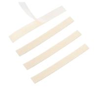 TOGEVAL White Felt Strip Protects Musical Instruments 4pcs for Instrument Keys Reduces Friction and Noise for Flute, Clarinet, and Trombone Practice