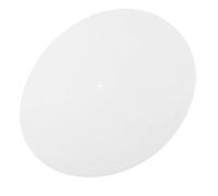 TOGEVAL White Felt Turntable Slipmat for Vinyl Records Player Mat Cushion Noise Reduction Protective Platter Pad for Vinyl Turntables