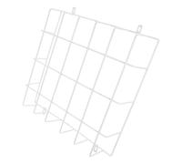 TOGEVAL White Iron Wire Cage Exit Light Protection for Emergency Lights and Exit Signs, Featuring Easy Installation and Versatile Application, for DIY and Hospital Use