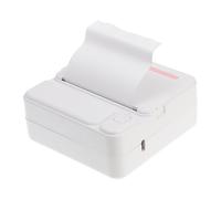 TOGEVAL Wireless Pocket Label Printer High-definition Printing Rechargeable 1200mah Lithium Battery Abs Material with Self-contained Printing Paper for School and Home Use 200dpi