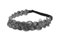 TOGEVAL Women Adjustable Headband Handmade Synthetic Hair Plaited Fashion Accessory for Daily Wear Parties Weddings Chic Comfortable Hair Band for All