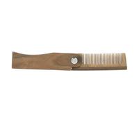 TOGEVAL Wooden Beard Comb Mini Pocket Comb for Men Beard Styling Tool Portable Male Grooming Accessory for Everyday Use