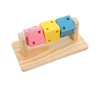 TOGEVAL Wooden Enrichment Chew for Pets Multipurpose Hamster and Guinea Pig Safe Natural Wood for Dental Health and Mental Stimulation Suitable for Rabbits Rats Mice Gerbils and Hedgehogs