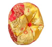 TOGEVAL Wooden Fish Mat Cloth Sound Bowl Cushion Singing Bowl Holder Decorative Cushion Pad for Handmade Supply