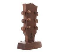 TOGEVAL Wooden Guitar Pick Storage Box Walnut Guitar Plectrum Holder Portable Picks Organizer Use at Home Studio and On-the-go Compact 5.34"x2.99" .97" Home Studio On-the-go