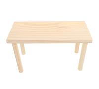 TOGEVAL Wooden Hamster Play Platform Cage Accessory with Pillars for Small Animals Squirrel Chinchilla Multiuse Stand Ladder Enhances Habitat and Activity