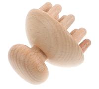 TOGEVAL Wooden Massage Comb for Head Handheld Massager Tool Scalp Massage for Home Use to Relax and Prevent Hair Loss