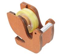TOGEVAL Wooden Pigeon Tape Dispenser Desktop Tape Holder for Home Office Stable Vintage Animal Design Without Scissors