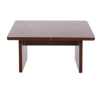 TOGEVAL Wooden Under Desk Foot Rest with Non-Slip Base Ergonomic Office Footstool for Leg Support and Posture Improvement Slant Design in Natural Oak Stable Feet Support for Home and