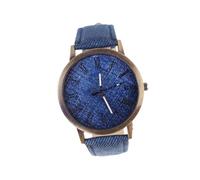 TOGEVAL Wrist Watch with Comfortable Stainless Steel and Alloy Materials for Women Canvas Navy Silent Moving Delicate Fashion Quartz Watch Suitable for Occasions