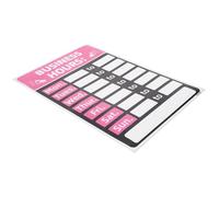 TOGEVAL Writable Business Hours Sign Sticker with Adhesive, Thickened Sun-resistant Store Opening and Closing Hours Display for Shops, Banks, and Offices