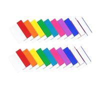 TOGEVAL Writable Translucent Sticky Index Tabs Color Portable Reading Strips with Strong Adhesion for Book Marking and Annotating Office School Use