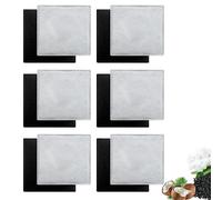 TOGGATH 12 Pack Cat Water Fountain Replacement Charcoal Filters Square Compatible with Petsafe Premier Pet Fountain Filters 2.5 Inches, for Aqua Cube Catit Mini Flower Pet Fountains