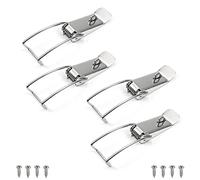 Toggle Catch,Spring Loaded Toggle Latch, Hasp Heavy Duty,4PCS