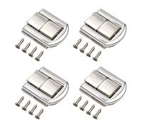 Toggle Catch,Spring Loaded Toggle Latch, Hasp Heavy Duty,Toggle Catch(Silver Tone)