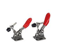 Toggle Clamp 2pcs GH-201-ASS Toggle Clamp Stainless Steel Quick Welding Fixture Clamps Release Hand Clip Tool