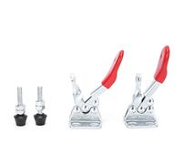 Toggle Clamp Heavy Duty 30kg Holding Capacity Quick Release Clamping Fixture for Metal Plates Circuit Boards Equipment Installation Iron Plastic 2 Pack