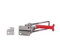 Toggle Clamp Stainless Steel Heavy Duty Adjustable Lever Clamp with Plastic Handle for Equipment Installation Welding Mold 25.7 x 6 x 6cm 900kg Force