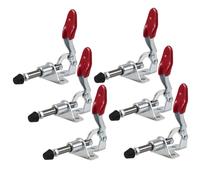 Toggle Clamps, 6Pcs Toggle Clamps, Quick Release 100lbs Holding Capacity Down Clamp with Non Slip Handle for Woodworking Jigs and Fixtures
