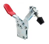 Toggle Clamps GH-225-DSS, Quick Release Horizontal Clamp Antislip Red Latch Clamp with 227kg/500Lbs Holding Capacity for Woodworking Metalworking Welding (Stainless Steel)