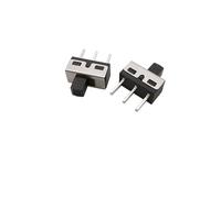Toggle Switch 3 Pin Straight/Right Angle 1P2T Handle High 5mm 2A 125V SS12D10 / SS12D06 Slide Toggle Switches IDGTTLDF(Straight,10Pcs)