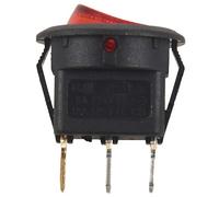 Toggle Switch Bipolar ON OFF Red 3 Pin 20mm Switches Rocker Switch