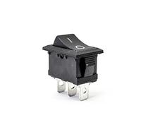 Toggle Switch,Industrial Switches Kcd1 21 * 15mm SPST 3PIN 6A 250V Snap-in on Off Position Snap Boat Copper feet 21x15 Control switch(10 piece)