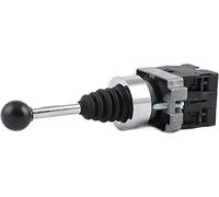 Toggle Switch,XD2PA12CR 2Positions Latching Maintained Wobble Stick Joystick 2 Direction Lock Master Control switch