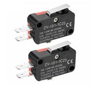 Toggle Switches 10PCS V-151-1C25 15A Micro Limit Switch Push Button SPDT Momentary Snap Action Inching, Travel Slide