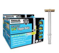 TOGGLER SNAPTOGGLE BB Toggle Anchor, Zinc-Plated Steel Channel, Made in US, 3/8" to 3-5/8" Grip Range, for 1/4"-20 UNC Fastener Size (Pack of 200)
