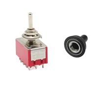 toggles micro wiper, 1/2pcs MTS-402 Mini Toggle 6mm 12Pin SPDT 2/3-Position Latch ON-OFF-ONWaterproof Cap(MTS-403 With Cap,1PCS)