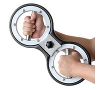 TOGIEEII Burn Machine 12 Pound Arm Workout Appliances 360 Degree Rotatable Forearm Exerciser Resistance Adjustable Multi-Functional Rotational Trainer Grip Strength Trainer for Home&Gym Workouts grey