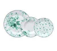 Tognana Botanika 18-Piece Dinner Set, Porcelain, Green