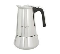 Tognana riflex Induction Coffee Maker 10 Cups, Stainless Steel, Silver