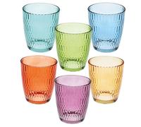 Tognana Seoul 6 Pack 310 ml Glasses Multicoloured Glass